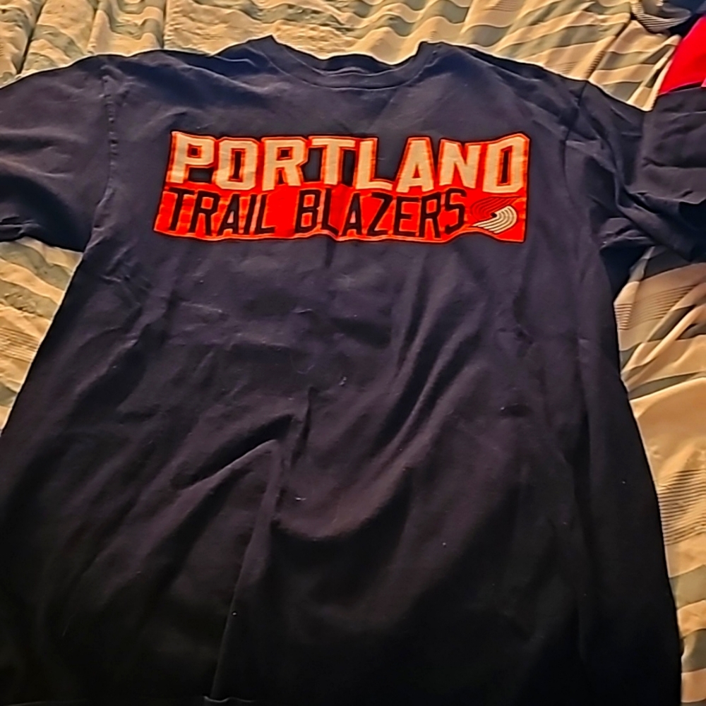 Majestic Portland Trail Blazers Damian Lillard T-Shirt Size M
